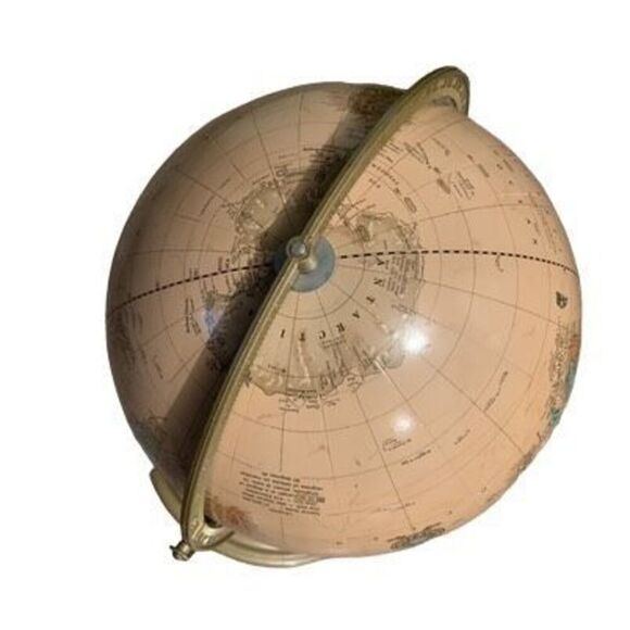 Vintage Cram’s Imperial World 12” Globe With Metal Base - Picture 4 of 8